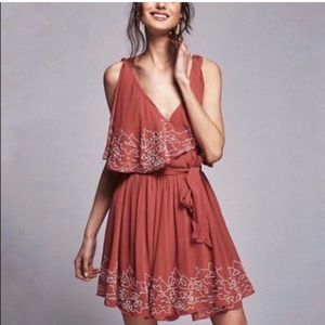 Anthropologie Beaded Mini Dress size xs